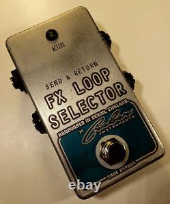 SEND & RETURN FX LOOP SELECTOR FX Pedal Group bank Tuner Send Kill Switch