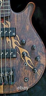 SJ Custom Guitars THE FLAME 5 string bass, nordstrand Pickups, Hipshot Tuners