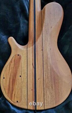 SJ Custom Guitars THE FLAME 5 string bass, nordstrand Pickups, Hipshot Tuners