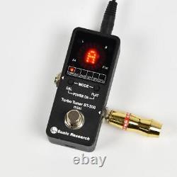 SONIC RESEARCH Precision Strobe Pedal Tuner for Guitar and Bass ST-300
