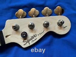SQUIER (by FENDER) P BASS bass guitar NECK/tuners for your PROJECT ca 2016