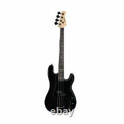 Sawtooth EP Series Electric Bass Guitar Gig Bag Accessories Bundle Satin Black