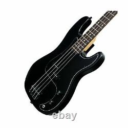 Sawtooth EP Series Electric Bass Guitar Gig Bag Accessories Bundle Satin Black