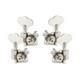 Schaller 2x2 Nickel BM German Bass Guitar Tuners. 71 Split