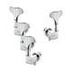 Schaller Bass Tuners Light Chrome, Set of 4 (3L+1R) M4 180