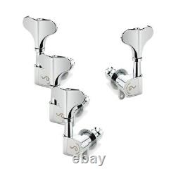 Schaller Bass Tuners Light Chrome, Set of 4 (3L+1R) M4 180