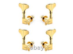 Schaller Bass Tuners Light Gold, Set of 4 (2L+2R) M4 180