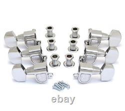 Schaller Chrome M6 3x3 Tuners for Gibson Les Paul/SG Guitar TK-0971-010