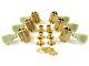 Schaller Gold 3+3 Deluxe Tuners for Gibson/Epiphone Guitar TK-0771-002