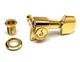 Schaller Gold 6 Inline M6 Mini Sealed Tuners Strat/Tele Guitar TK-0960-002
