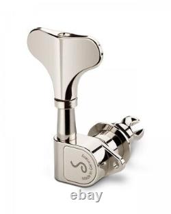 Schaller M4 90 2L/2R CHROME Lightweight Bass Tuners NEW