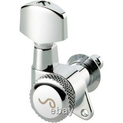 Schaller M6 135 Locking 6 inline Tuners Chrome