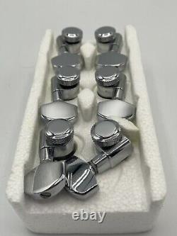 Schaller M6l 3X3 Chrome Guitar Tuners Prazisions-Mechanik Made in Germany 1010P