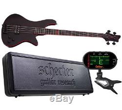 Schecter Sam Bettley Stiletto Bass Satin Black with FREE CASE and TUNER NEW