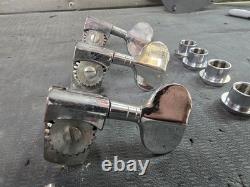 Set Of 4 Original Vintage Peavey USA T-40 Bass Guitar Tuning Peg Tuner