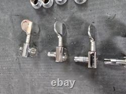 Set Of 4 Original Vintage Peavey USA T-40 Bass Guitar Tuning Peg Tuner