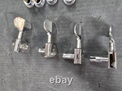 Set Of 4 Original Vintage Peavey USA T-40 Bass Guitar Tuning Peg Tuner