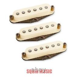 Seymour Duncan Antiquity Texas Hot Vintage Strat Set Aged White (FREE TUNER)