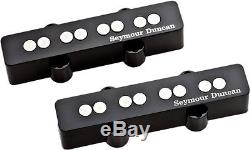 Seymour Duncan SJB-3 Quarter Pound Jazz Bass Guitar Pickup Set with Tuner and