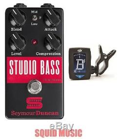 Seymour Duncan Studio Bass Compressor Sustainer Free Dunlop Guitar Tuner
