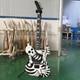 Skull Shape 4 String Electric Bass Guitar Rosemood Fingerboard Fixed Bridge