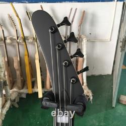 Skull Shape 4 String Electric Bass Guitar Rosemood Fingerboard Fixed Bridge