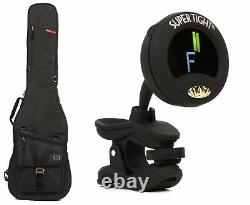 Snark ST-8 Clip-on Super Tight Chromatic Tuner + Gator Transit Bass Guitar Bag