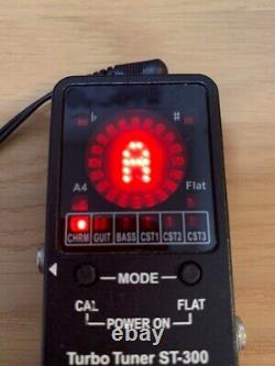 Sonic Research ST-300 Mini Stompbox Strobe Tuner Used