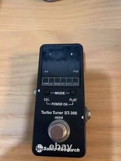 Sonic Research ST-300 Mini Stompbox Strobe Tuner Used