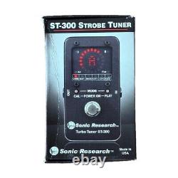 Sonic Research ST-300 Turbo Strobe Tuner Black Excellent