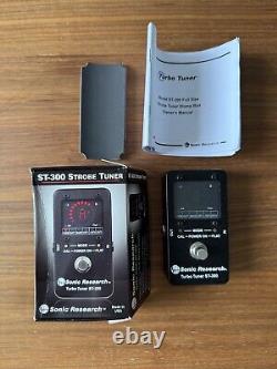 Sonic Research ST-300 Turbo Strobe Tuner Black Excellent