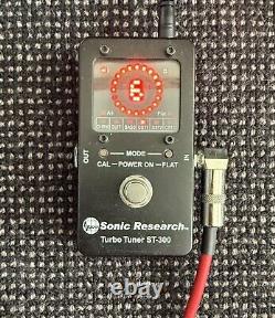 Sonic Research ST-300 Turbo Strobe Tuner Black Excellent