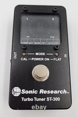 Sonic Research ST-300 Turbo Strobe Tuner Black Excellent