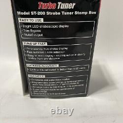 Sonic Research St-200 Guitar Bass Strobe Tuner Ultra High Speed Tuner