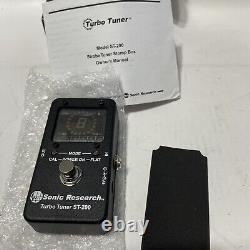 Sonic Research St-200 Guitar Bass Strobe Tuner Ultra High Speed Tuner