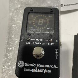 Sonic Research St-200 Guitar Bass Strobe Tuner Ultra High Speed Tuner