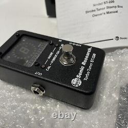 Sonic Research St-200 Guitar Bass Strobe Tuner Ultra High Speed Tuner