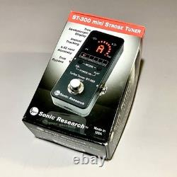 Sonic Research Turbo Tuner ST-300 Mini Guitar Effects Pedal from Japan New
