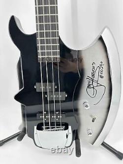 Special Shape 4string Chrome Part Axe Bass Guitar Signature Off Shelf Fast Ship