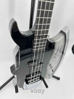 Special Shape 4string Chrome Part Axe Bass Guitar Signature Off Shelf Fast Ship