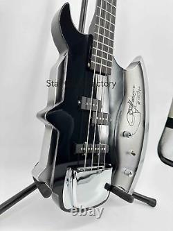 Special Shape 4string Chrome Part Axe Bass Guitar Signature Off Shelf Fast Ship