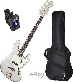 Squier (030-3075-524)Classic Vibe 60s Silver Jazz Bass Bundle withBag&Tuner