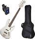 Squier (030-3075-524)Classic Vibe 60s Silver Jazz Bass Bundle withBag&Tuner