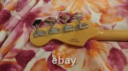 Squier / Fender Precision Bass Guitar Neck Rosewood Fretboard P-Bass + Tuners