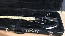 Squier Vintage Modified'77 Jazz Bass Guitar -with HS CASE, Tuner & Cable Black