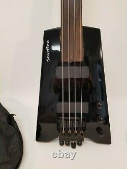 Starfire Spirit XT-2DB Headless Standard DB-Tuner 4-String Electric Bass Guitar