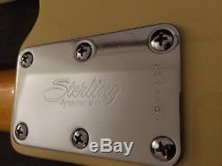 Sterling by Musicman Bass Guitar Stingray RAY34CA w Polytune Tuner Bundle