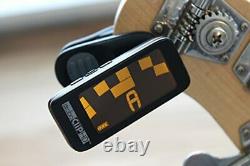 StroboClip HD Clip-On Tuner Guitar, Bass, Violin, Ukulele, Harp, Black