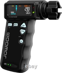 T2 Automatic Guitar & Ukulele Tuner with 180RPM Electric String Winder Black