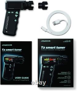 T2 Automatic Guitar & Ukulele Tuner with 180RPM Electric String Winder Black